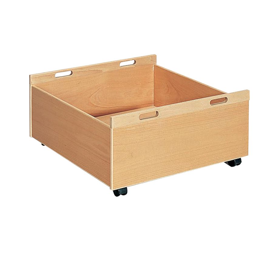 Rollwagen für hohes Quadratpodest, B 73 x H 37 x T 76 cm