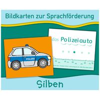 Bildkarten zur Sprachförderung Silben