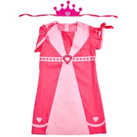 Prinzessin-Kostüm mit Krone