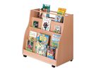 Wendebibliothek mit 4 Rollen, B 100 x H 91 x T 48 cm