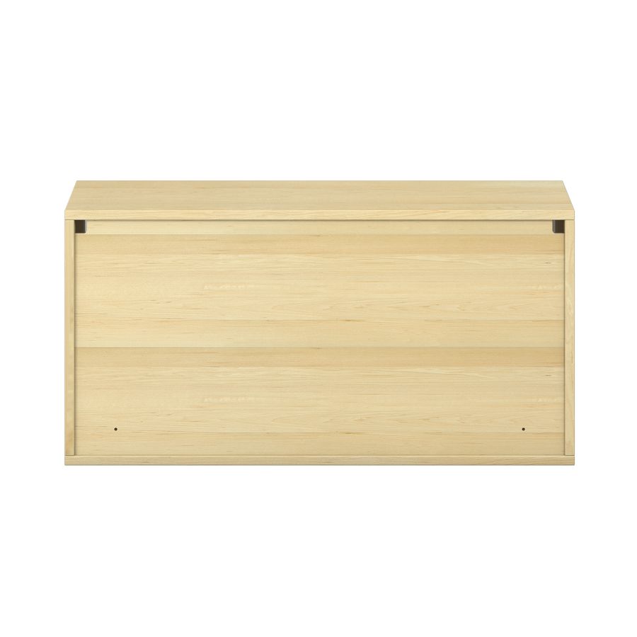 Pureo Hängeschrank Schiebetüren, Furnier
mit 1 Einlegeboden
B 100 x H 50 x T 42 cm