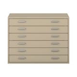 444.012.071K - Pureo Papierschrank Dekor, mit 6 Schubkästen, B 100 x H 75 x T 60 cm