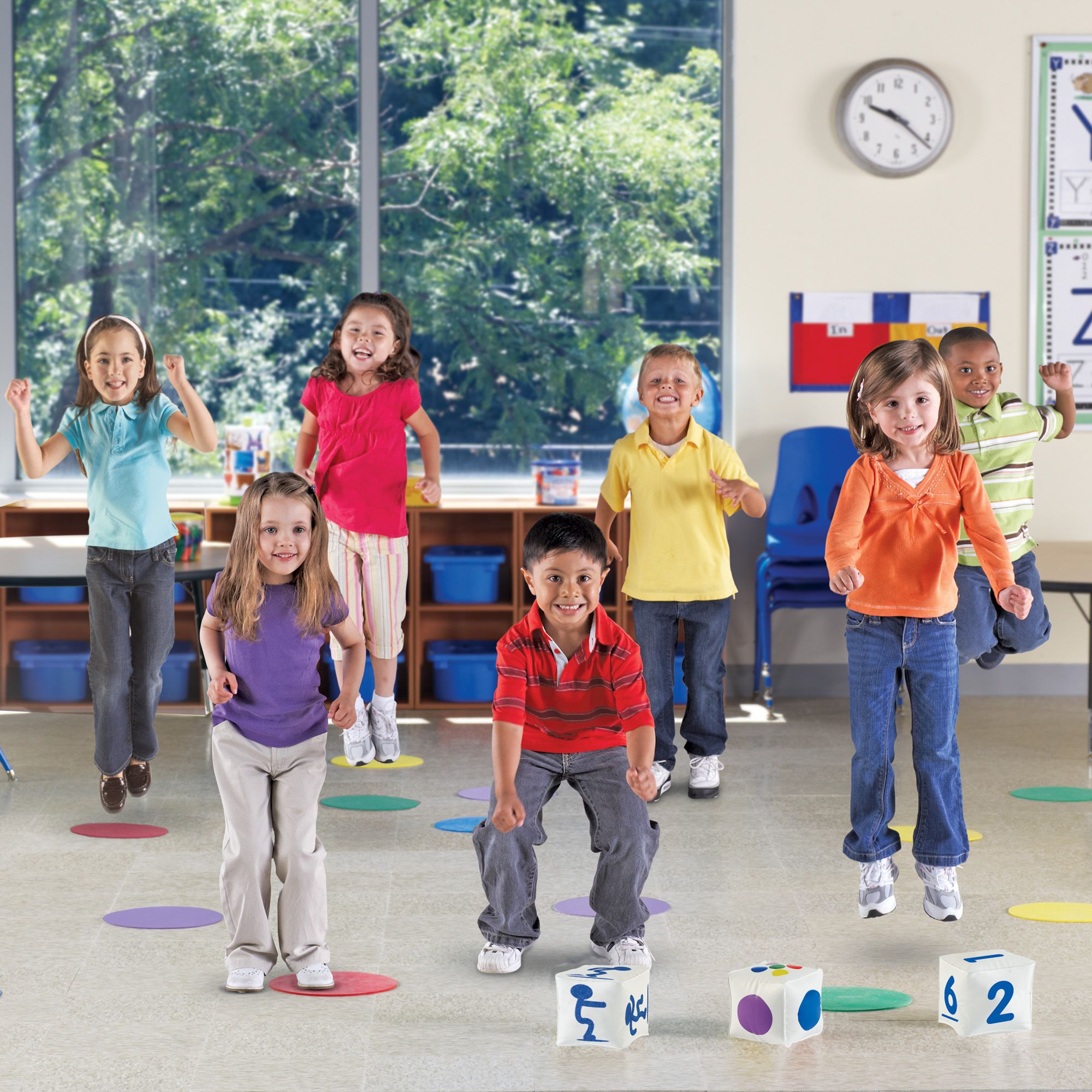 Fitness-Spielset fürs Klassenzimmer