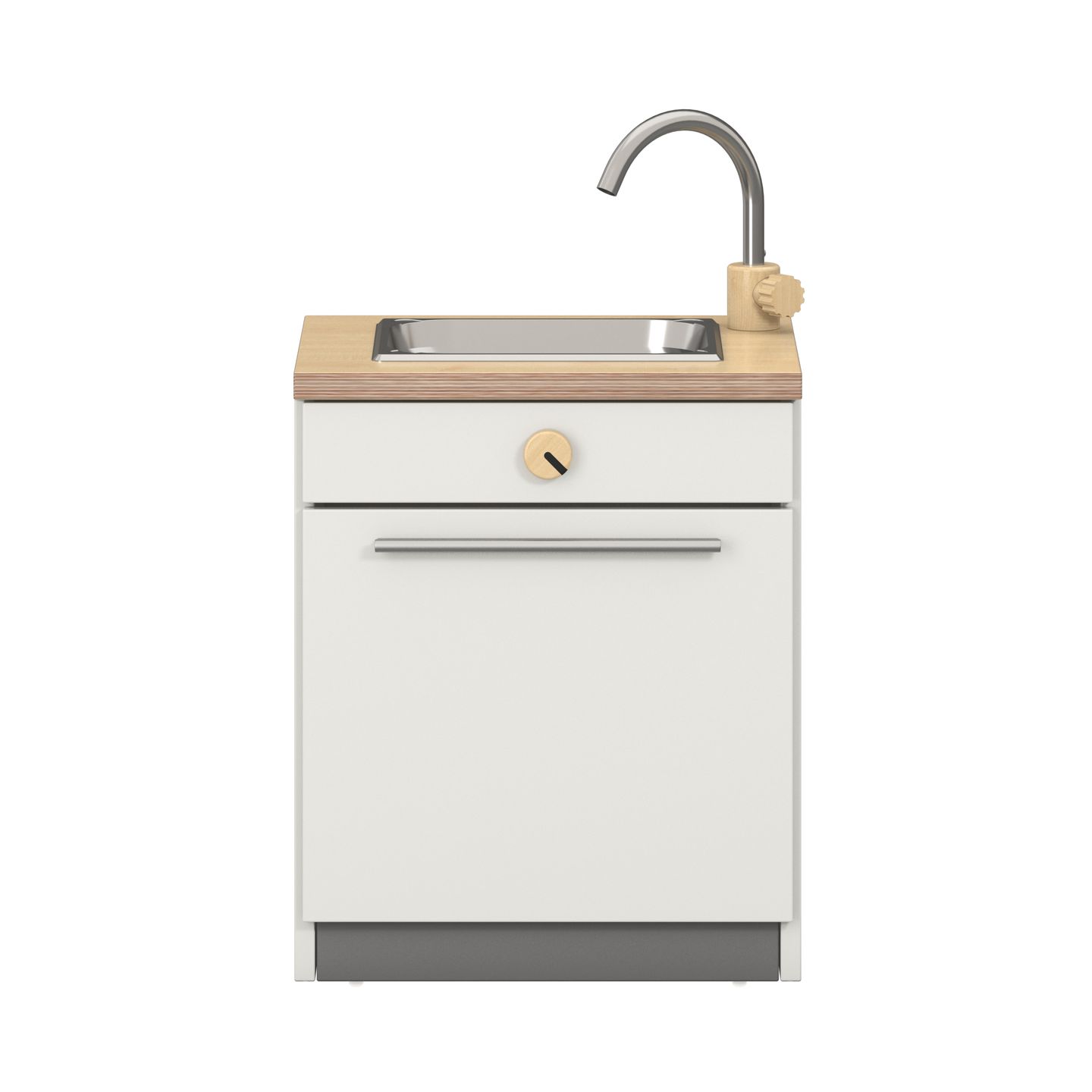 Spüle mit Spülmaschine Nuka