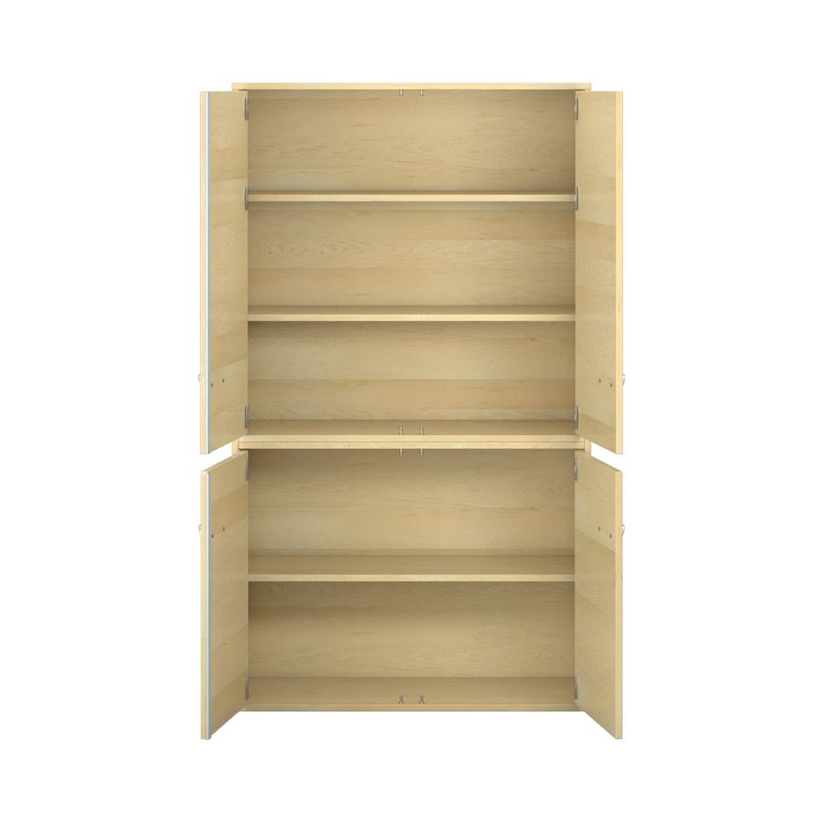 Pureo Türenschrank mit 2 Doppeltüren, Furnier
mit 3 Einlegeböden
B 100 x H 175 x T 42 cm