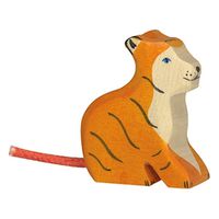 Tiger klein, sitzend