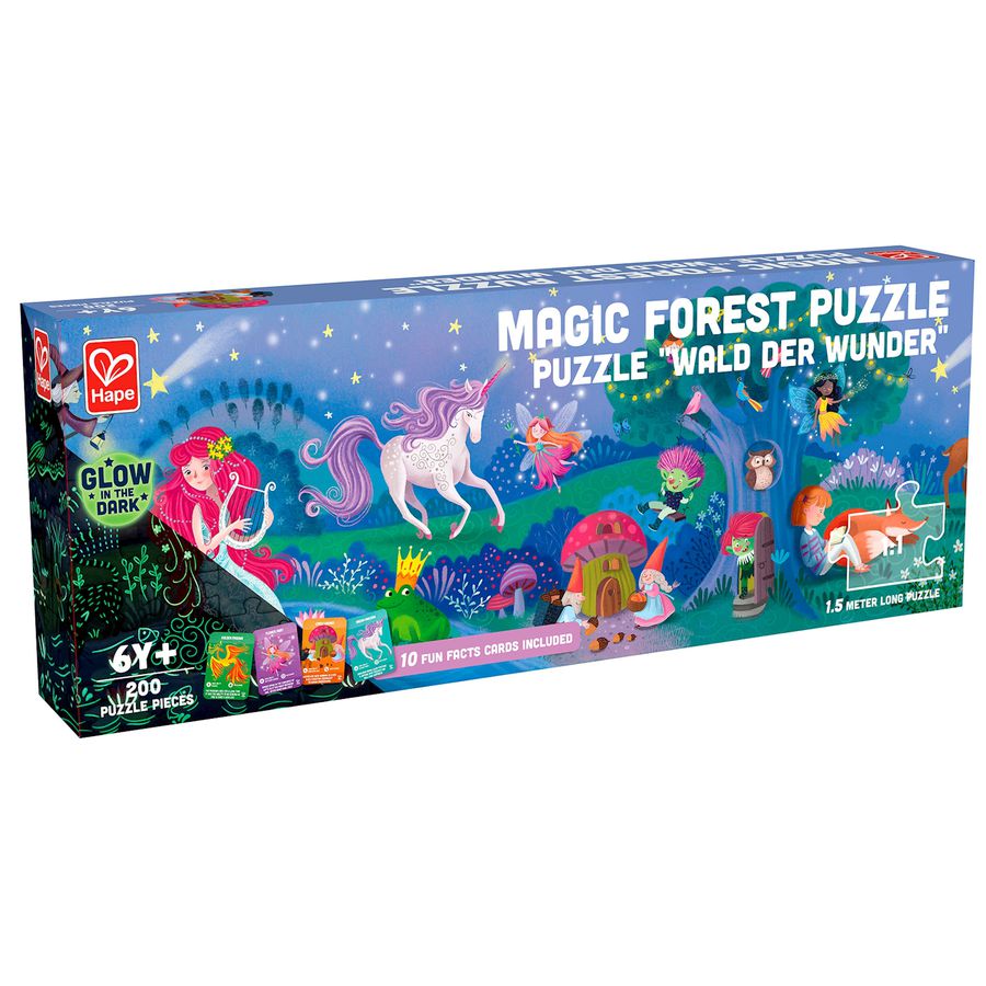 Bodenpuzzle Wald der Wunder, 200 Teile