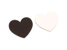 Magnet Leinwandherzen 12er Set