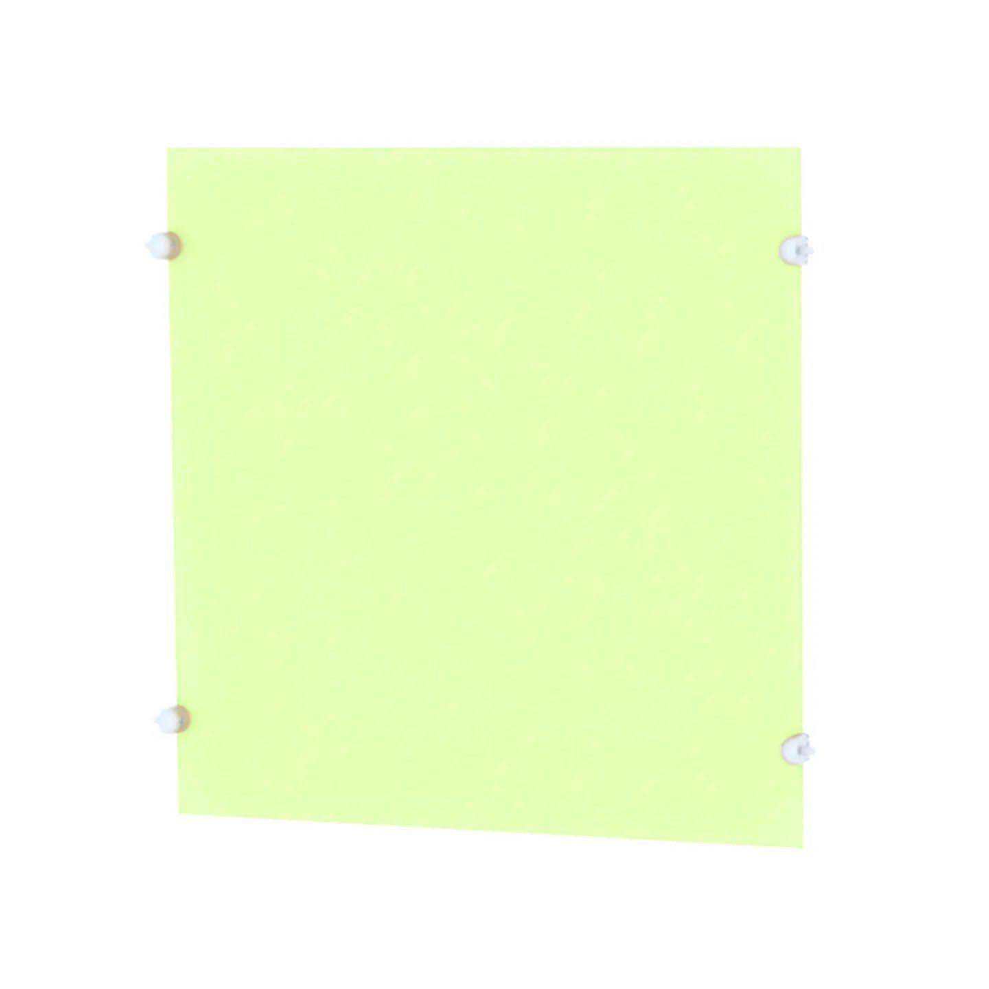 Acrylglasrückwand für Raumtrennregal, Acrylglas-Farbe grün