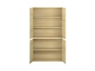 Pureo Türenschrank mit 2 Doppeltüren, Furnier
mit 3 Einlegeböden
B 100 x H 175 x T 42 cm