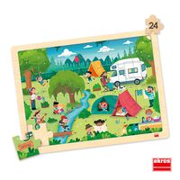 Puzzles Freizeit, 4x 24 Teile