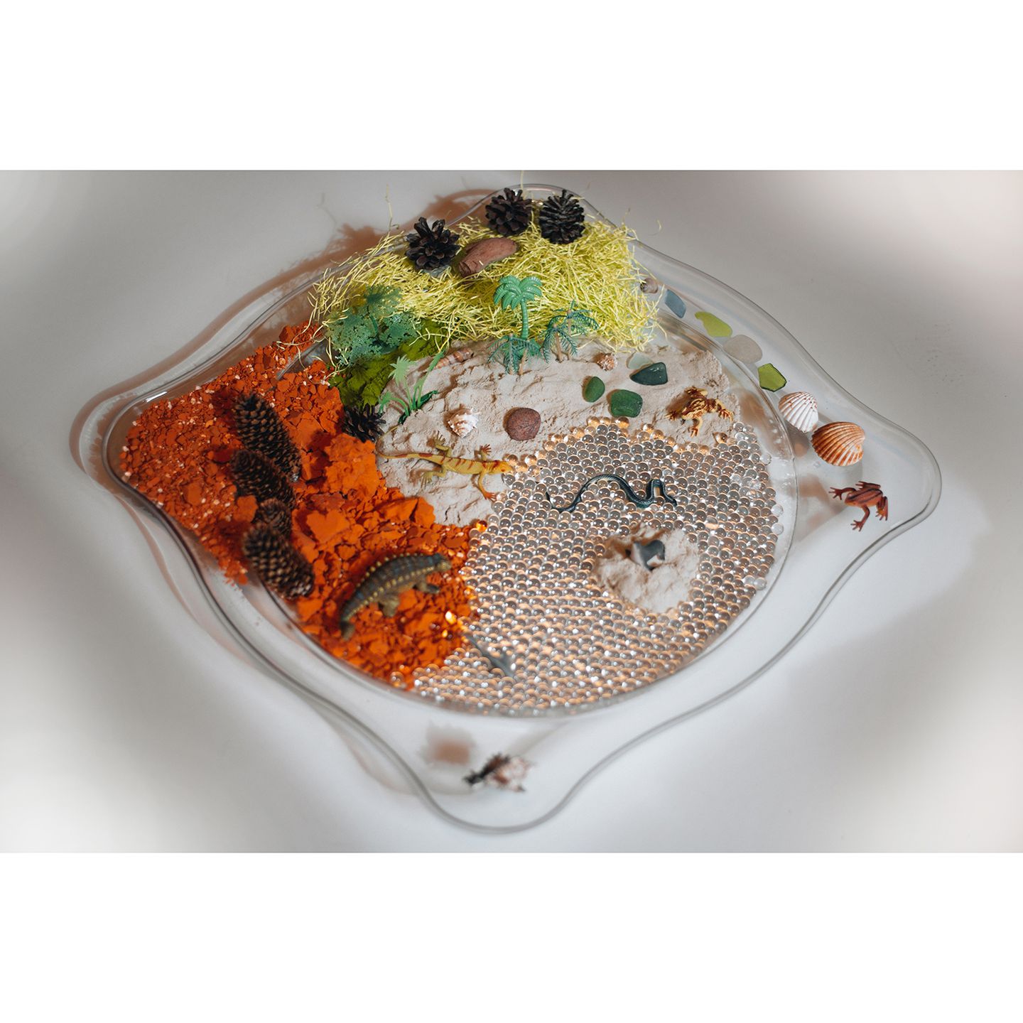 Schale transparent zu Leuchtkübel