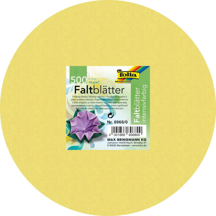 Faltpapier ø 18 cm