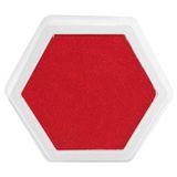 200.129.230 - Riesenstempelkissen rot, Ø 14 cm