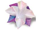 Irisierendes Papier 14 x 14 cm kristallgeprägt, 50 Blatt