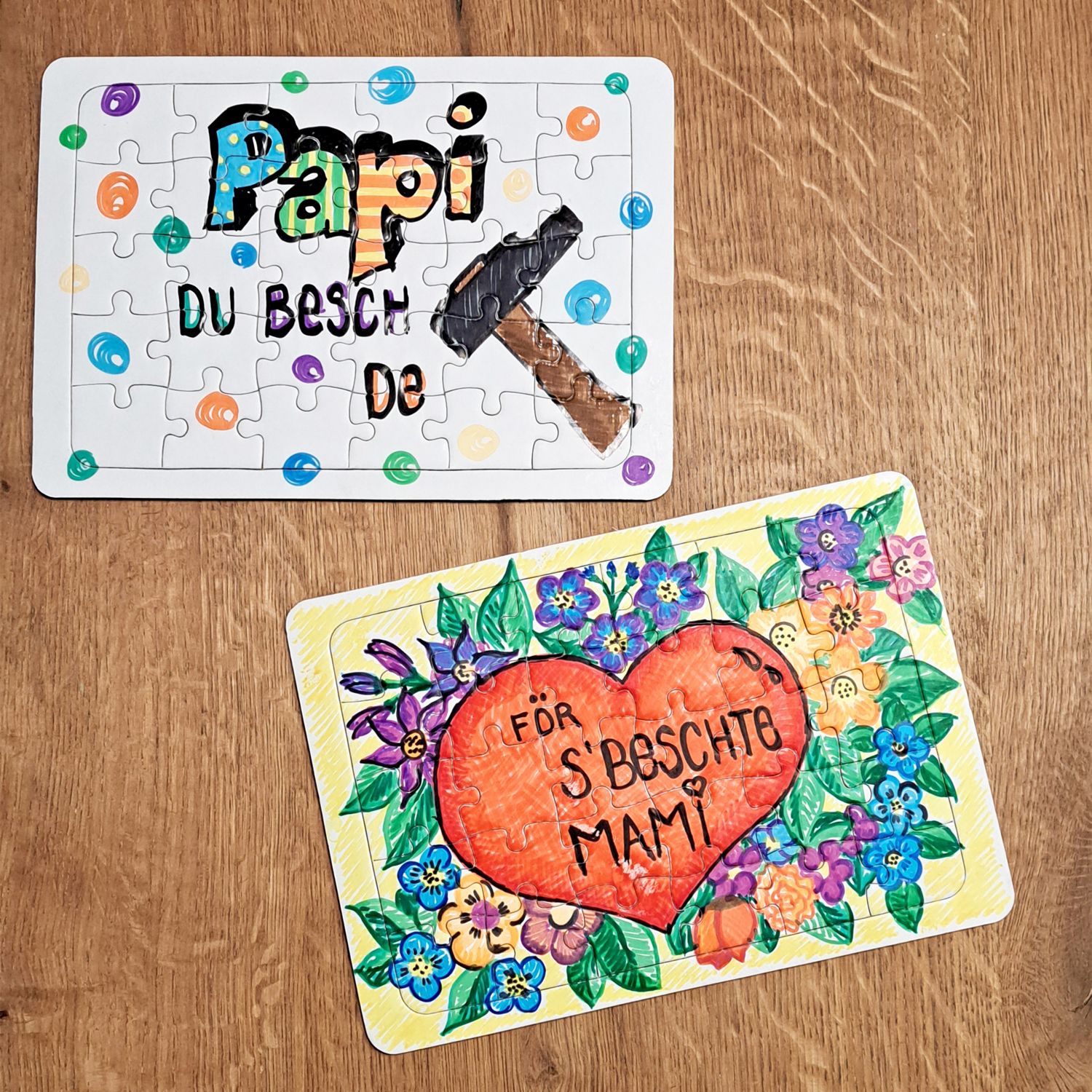 Rahmenpuzzles A5, 10 Stk.