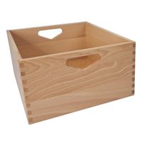 Materialkasten natur, B 29,5 x H 16 x T 35 cm