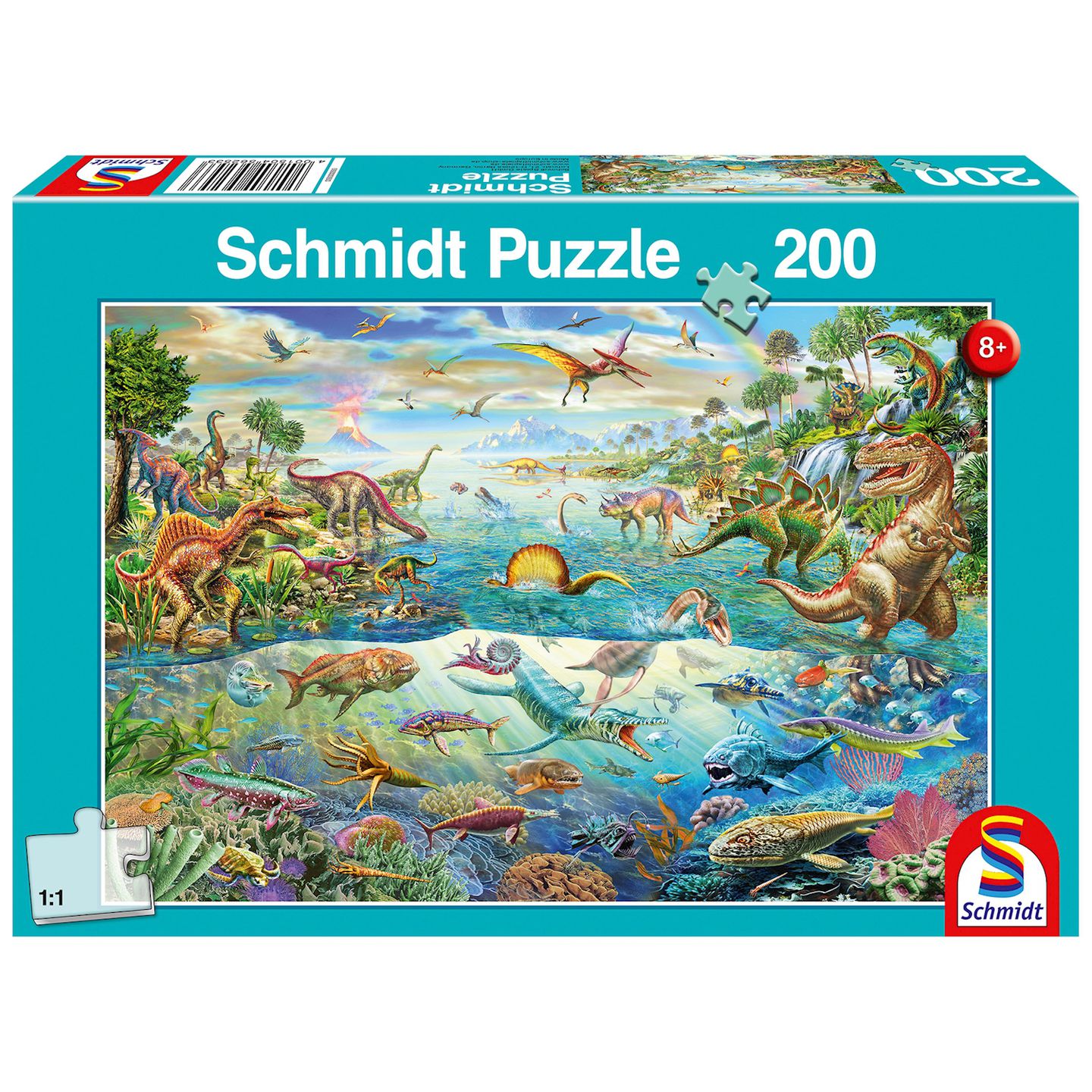 Entdecke die Dinosaurier, Puzzle 200 Teile