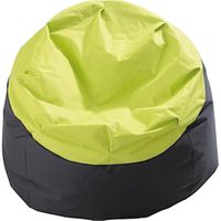 Sitzsack Kugelform hellgrün/anthrazit