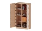 Schliessfachschrank mit 8 Schliessfächer, B 80 x H 154 x T 40 cm
