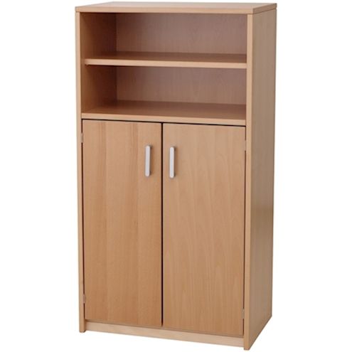 Doppeltürenschrank Forminant Dekor mit 3 Einlegeböden, B 65 x H 122 x T 39,4 cm