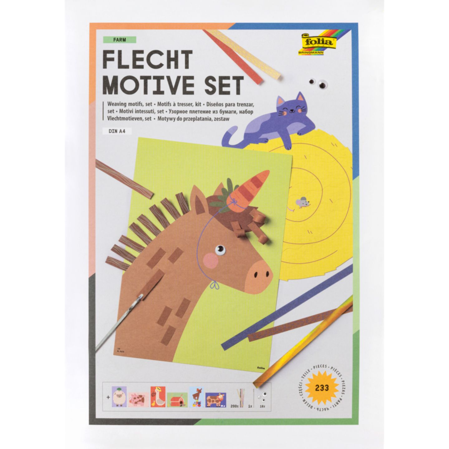 Flecht Motive Set Bauernhof
