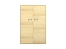 Pureo Doppeltürenschrank Furnier, B 100 x H 150 x T 42 cm