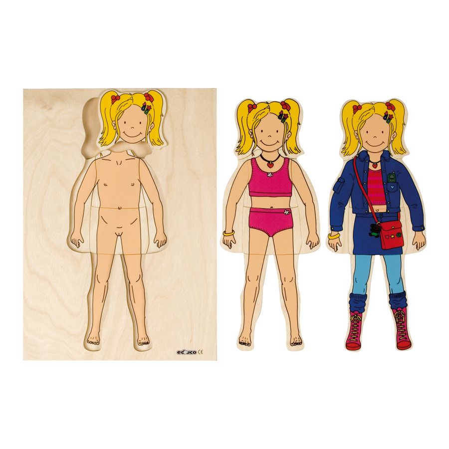 Stufenpuzzle Mädchen, 21 Teile