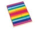 Bauklötze Regenbogen, grosses Set 64 Teile