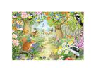 Tiere im Wald, Puzzle 100 Teile