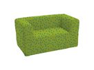 Kindergarten-Sofa 2-Sitzer mit Stoffbezug, Sitzhöhe 30 cm