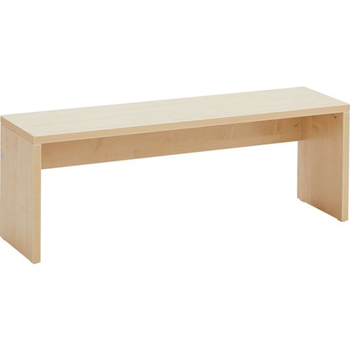 Stapelbank in Dekor Eiche geölt, B 120 x H 46 x T 37 cm