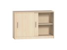Schiebetürenschrank Variando mit Mittelwand und 2 Einlegeböden, B 80 x H 80,6 x T 43,5 cm