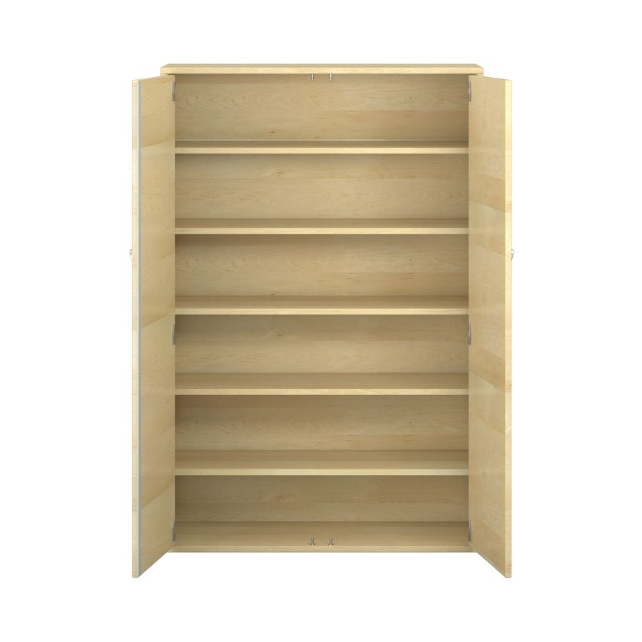 Pureo Doppeltürenschrank Furnier, B 100 x H 150 x T 42 cm
