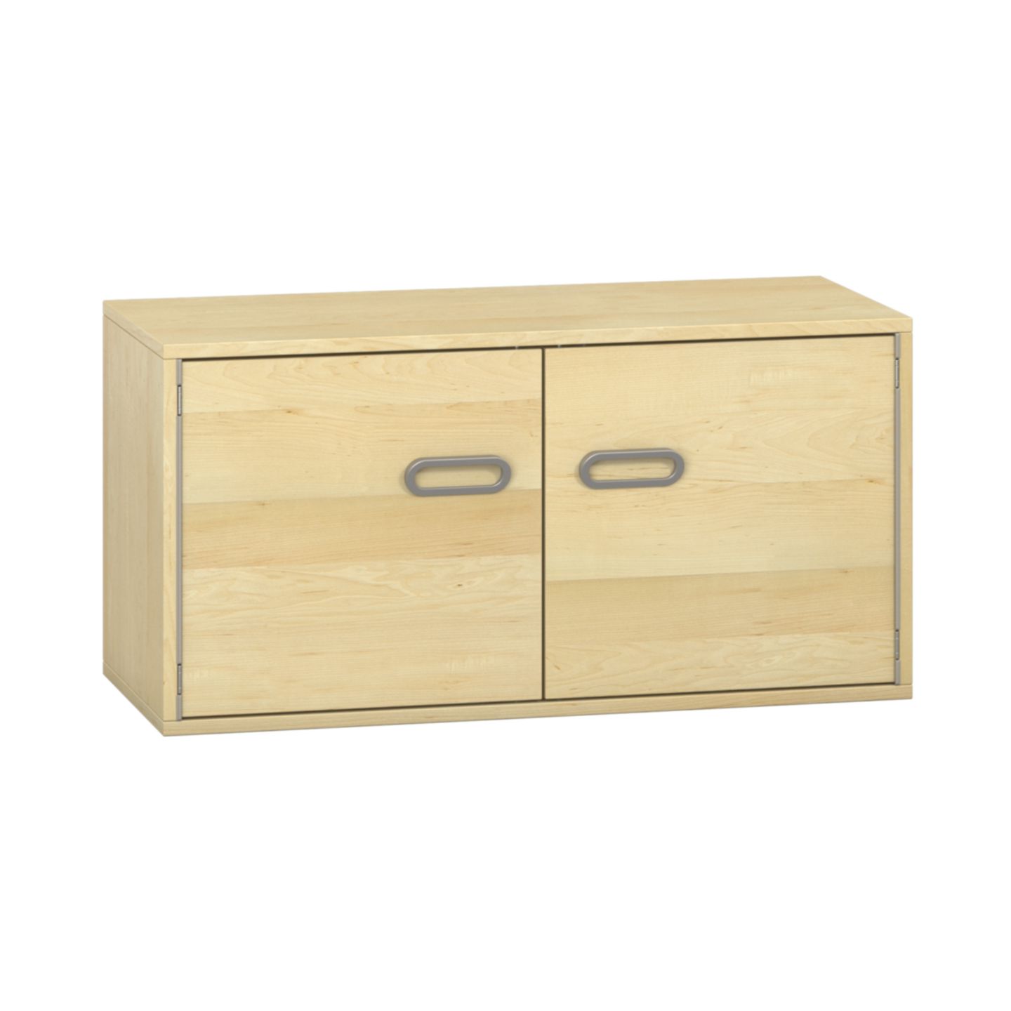 Pureo Doppeltürenschrank Furnier, B 100 x H 50 x T 42 cm