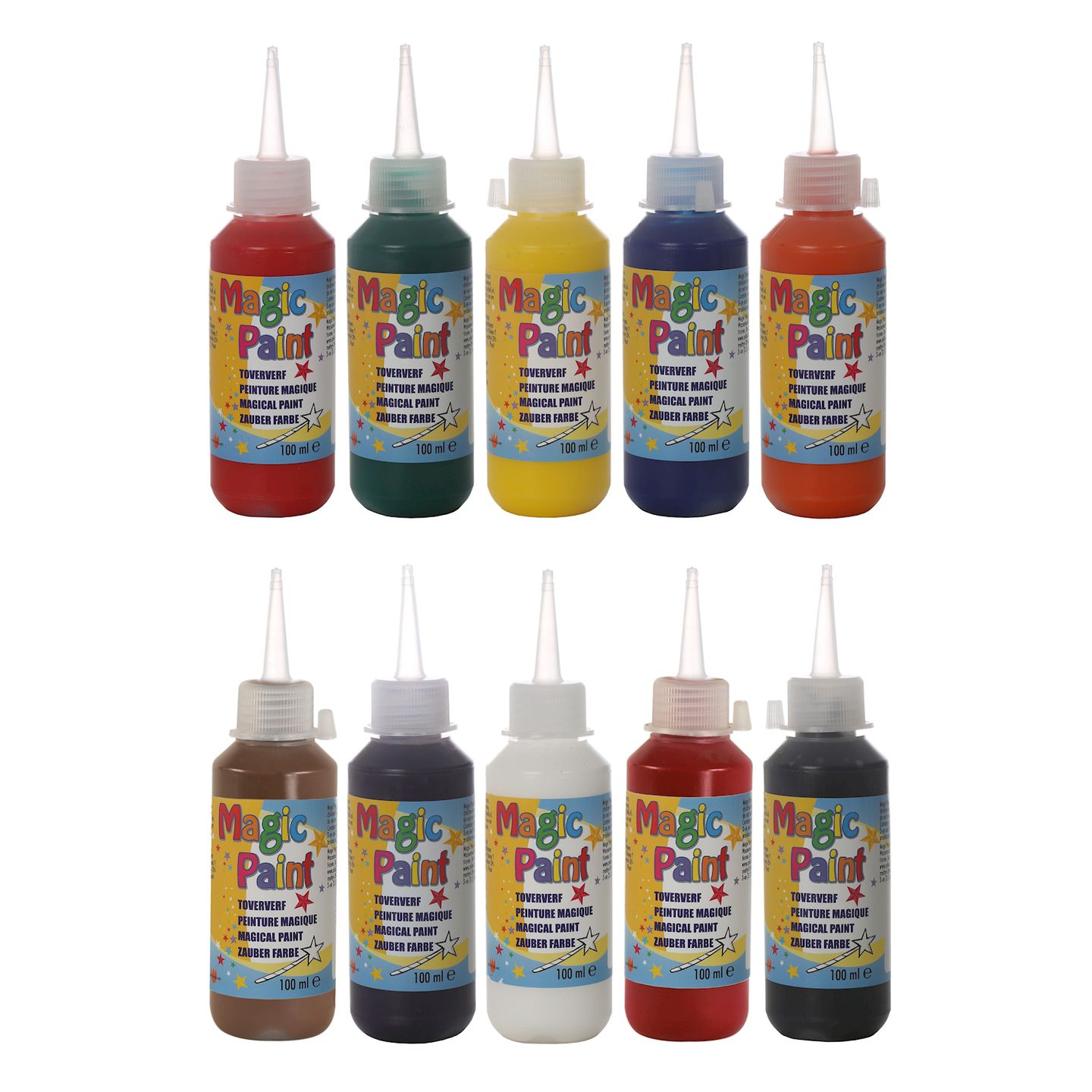 Magic Paint Set 10 Flaschen