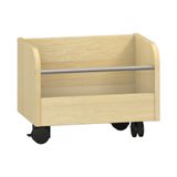 444.012.564K - Pureo Rollkasten niedrig Furnier, mit Acryleinsatz, B 45,8 x H 34,5 x T 30,5 cm