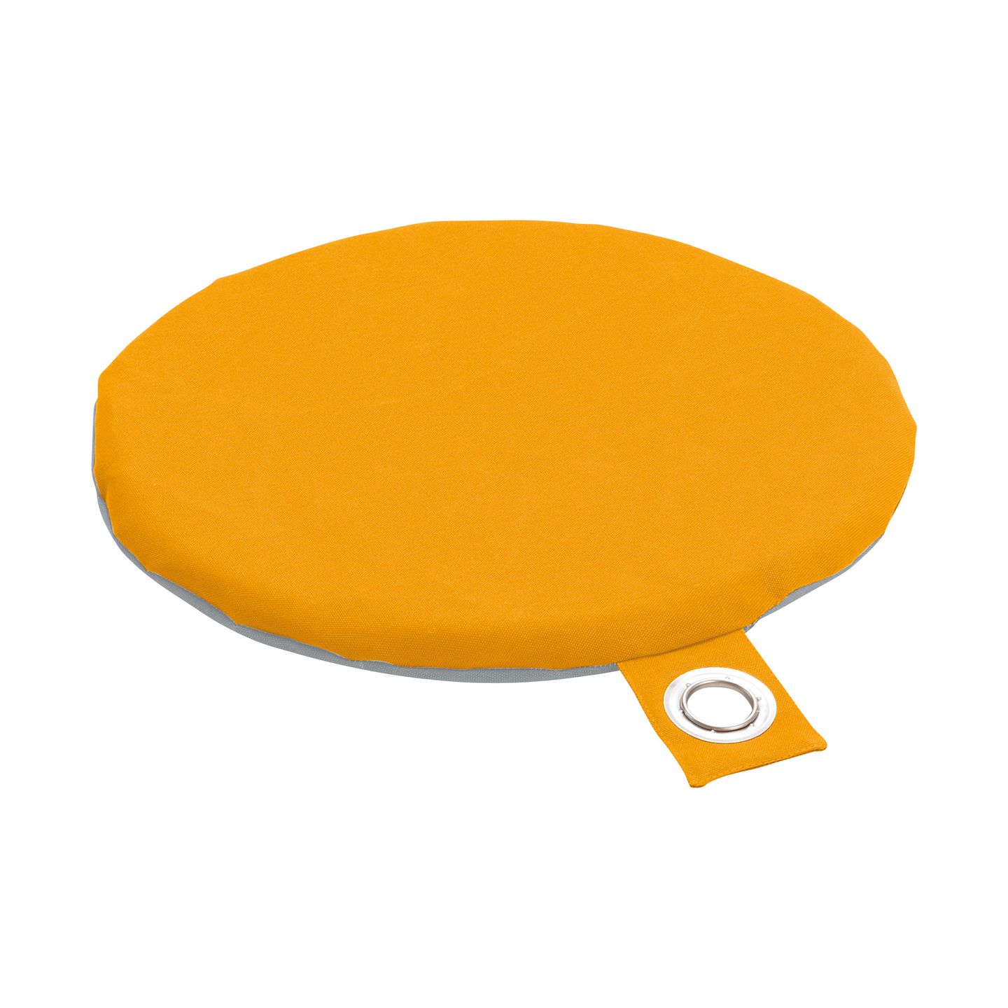 Sitzkissen, 4 Stück, orange/dunkelgrau und grün/dunkelgrau