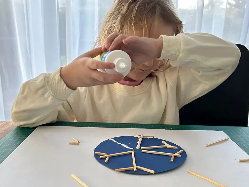 Eiskristalle basteln