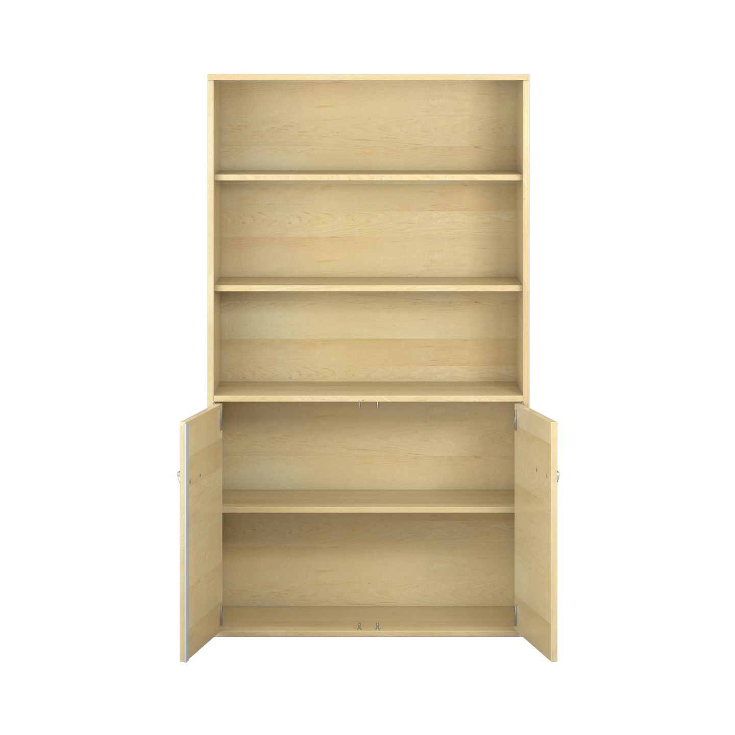 Pureo Türenschrank oben offen, Furnier
mit 3 Einlegeböden
B 100 x H 175 x T 42 cm