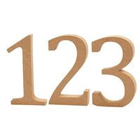 Zahlen aus MDF