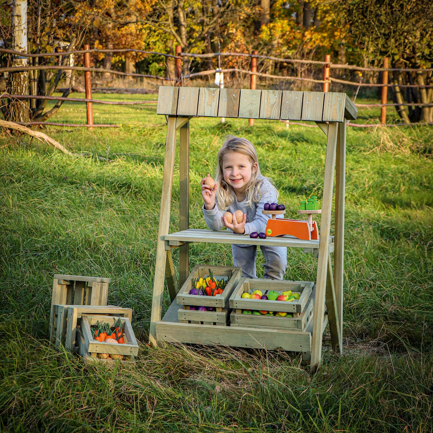 Marktstand Outdoor 77 x 51 x 117 cm