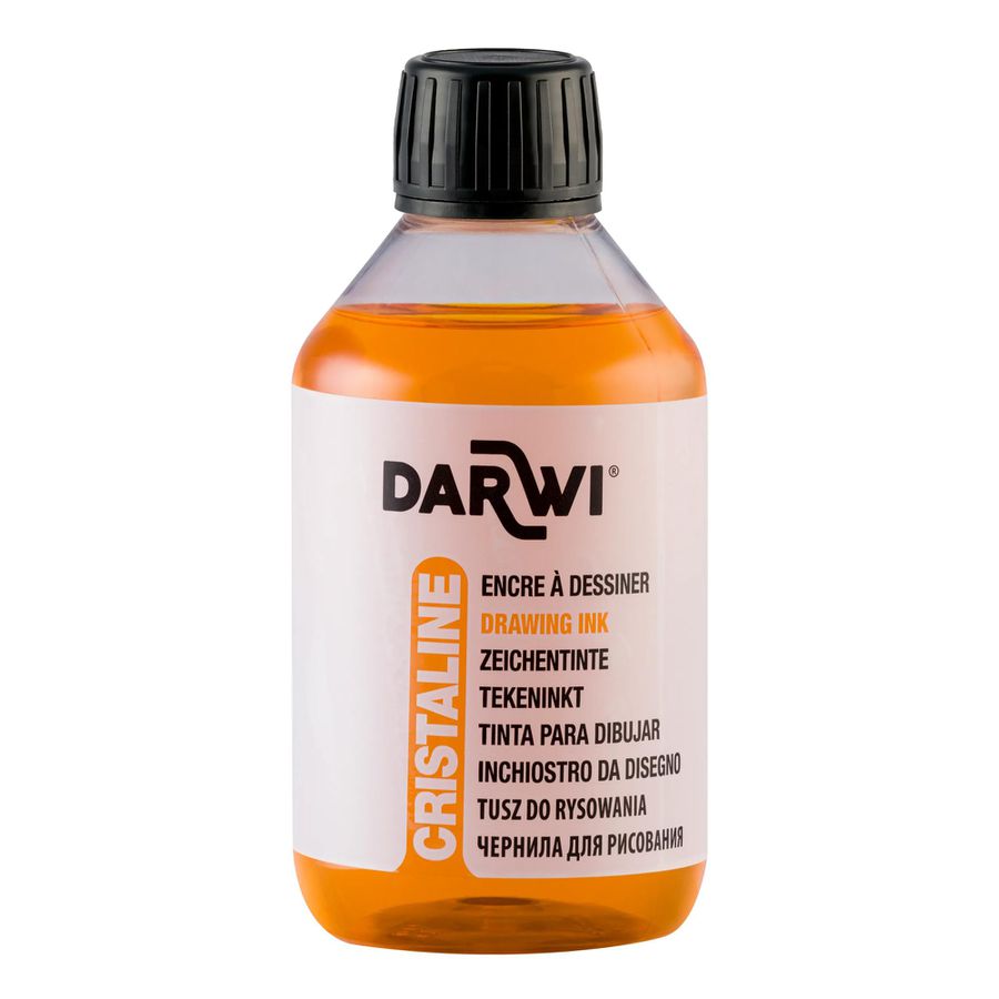 Cristaline Zeichentinte 250 ml gelb