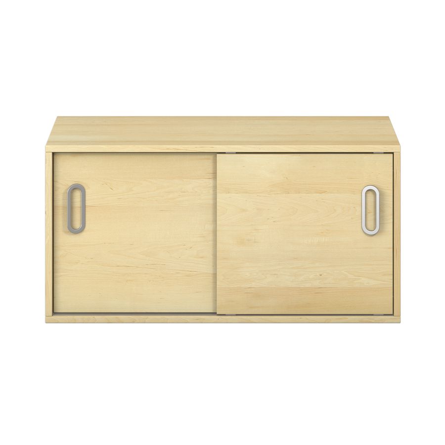Pureo Schiebetürenschrank, Furnier
mit 1 Einlegeboden
B 100 x H 50 x T 60 cm