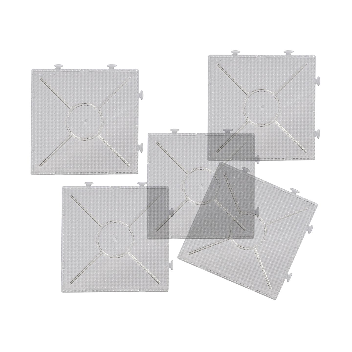 Steckplatten 10 Stk. Quadrat zusammensteckbar