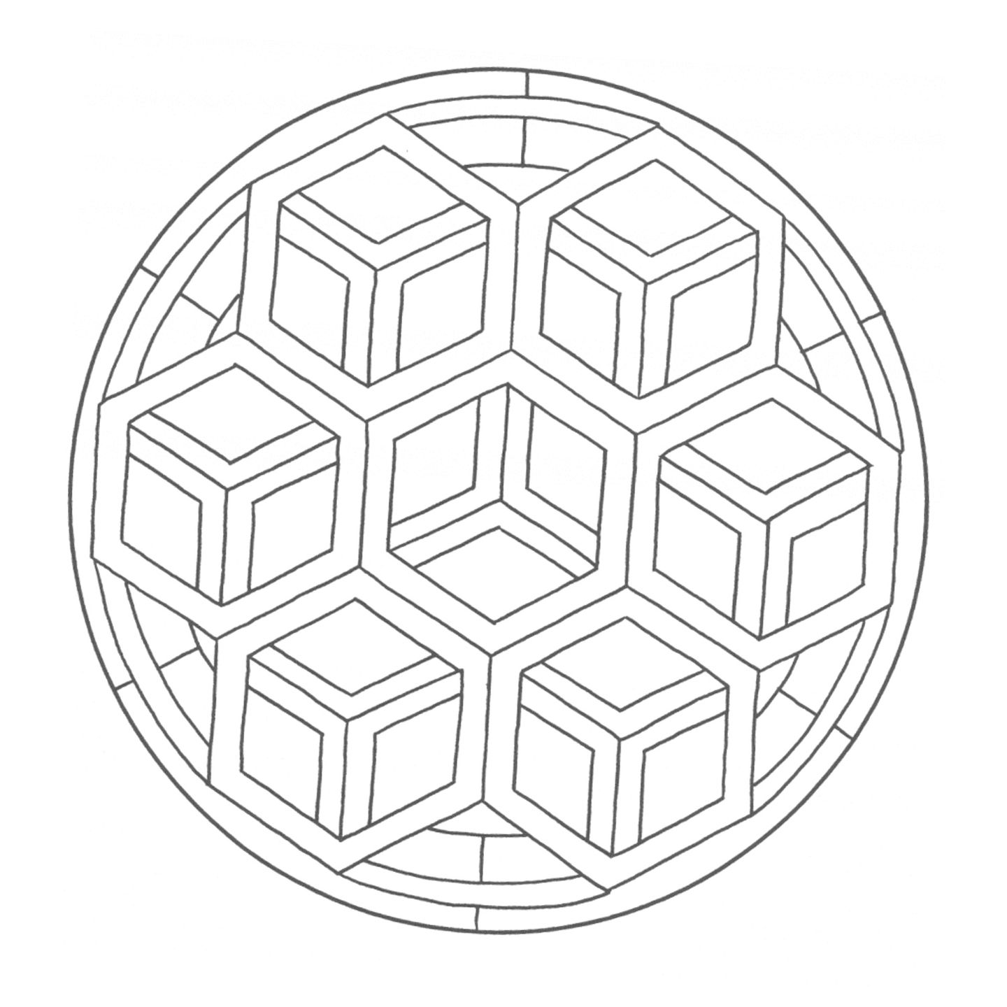 Mein dicker Mandala Malblock - Malen und Entspannen ab 4 Jahren