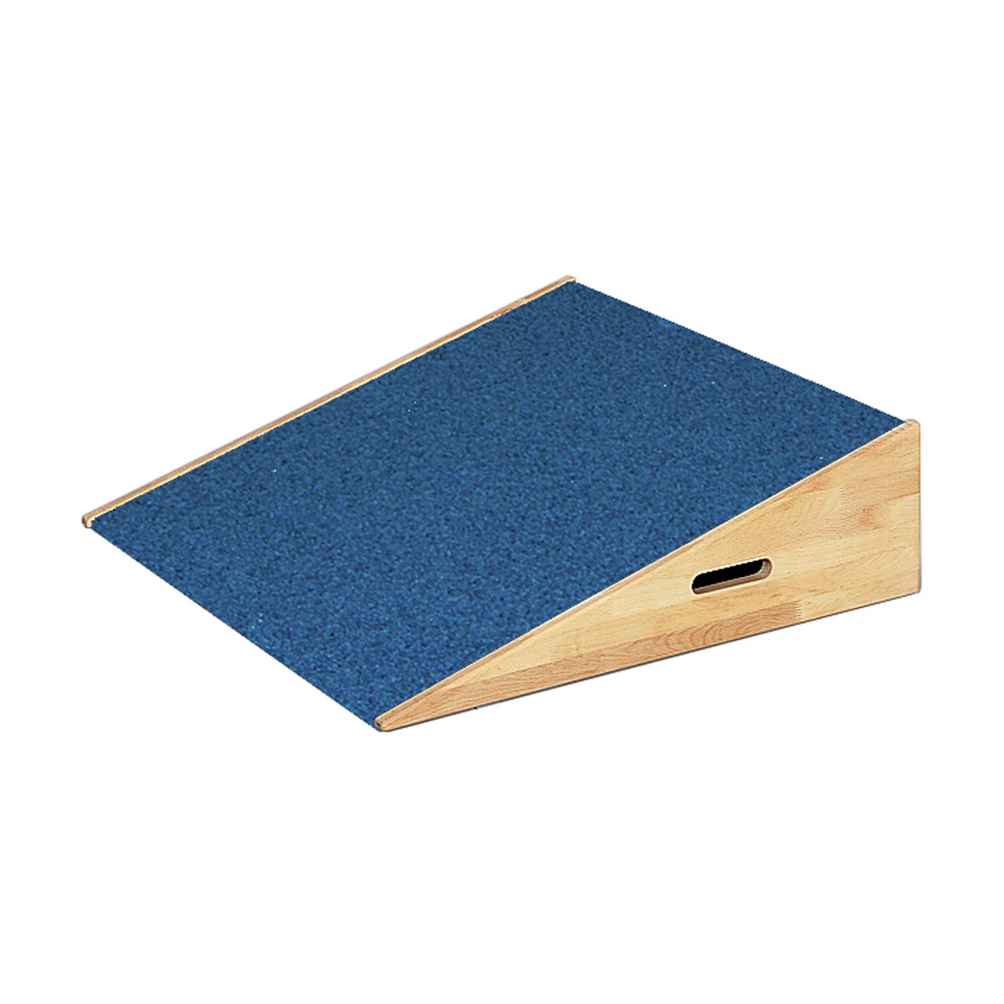 Niedriges Quadrat-Podest-Rampe mit Teppichbelag, B 78,8 x H  22 x T 78,8 cm