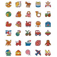 Erkennungsschilder Papier Spielzeuge