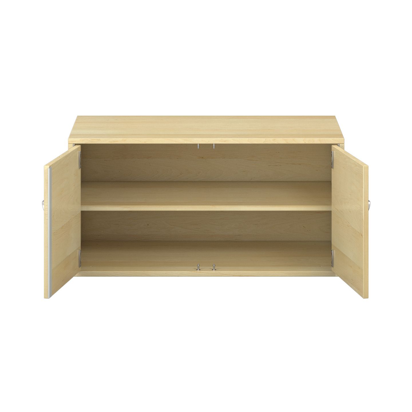 Pureo Doppeltürenschrank Furnier, mit 1 Einlegeboden, B 100 x H 50 x T 60 cm
