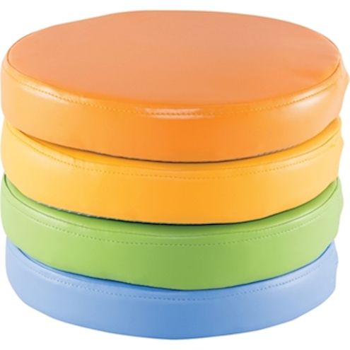 Sitzkissen-Set, 4 Stück, Ø 28,5 cm, Höhe 5 cm